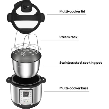 Instant Pot Duo Plus 9-in-1 Electric Pressure Cooker, 6 Quart, Stainless Steel, Refurbished