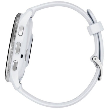 Garmin Venu 3 Health Fitness GPS Smartwatch Silver Steel Bezel w/Whitestone Case (45mm)