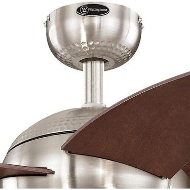 Westinghouse Bendan 52-inch Brushed Nickel with Hammered Accents Indoor Ceiling Fan - 7206500