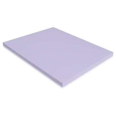 Deco Home 3-Inch King Memory Foam Mattress Topper with Infused Lavender Scent, Ventilated