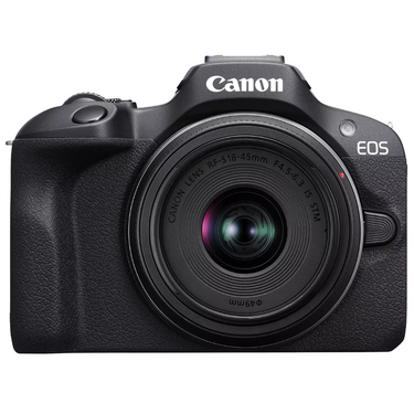 Canon EOS R100 Mirrorless Camera with RF-S 18-45mm F4.5-6.3 IS STM Lens Kit Pro Bundle