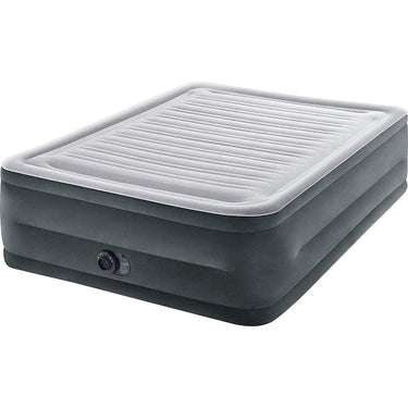 Intex Dura-Beam Deluxe 22" Queen Air Mattress w/ Built-In Electric Pump - Open Box