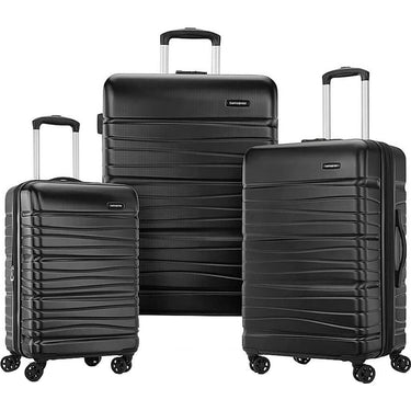 Samsonite Evolve SE 3 Piece Hardside Luggage Set 20"/24"/28" Bass Black Open Box