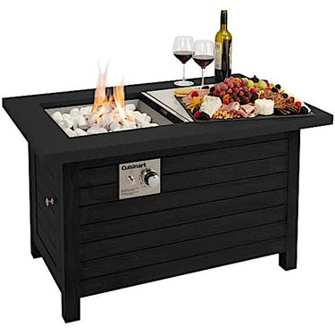 Cuisinart Patio Propane Fire Pit Table, Black