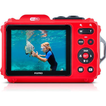 Kodak PIXPRO WPZ2 Full HD Rugged Waterproof Digital Camera, 16MP, Red
