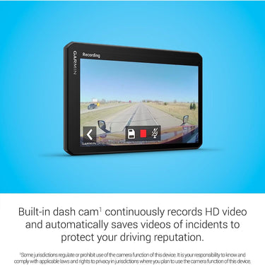 Garmin dezlCam OTR710 Easy-to-Read 7inch GPS Truck Navigator Built-in Dash Cam
