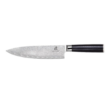 Deco Chef Chef Knife 8-inch Japanese Damascus Steel with Deco Chef Cut Resistant Gloves