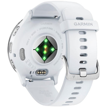 Garmin Venu 3 Fitness GPS Smartwatch Silver Steel Bezel w/Whitestone Case +Warranty Kit