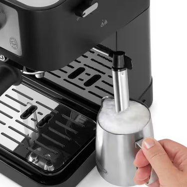 Delonghi Stilosa Manual Espresso Machine, Black/Stainless - Refurbished
