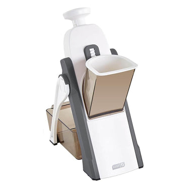 Dash Safe Slice Mandoline Slicer, Dicer w/ Thickness Adjuster + Chef's Knife Bundle