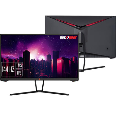 Deco Gear 25" Gaming Monitor 1080P 144Hz 99% sRGB w/ MMX 150 Gaming Headset