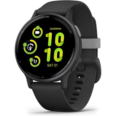 Garmin 010-02862-10 Vivoactive 5 Fitness Smartwatch, Black w/ Warranty Bundle