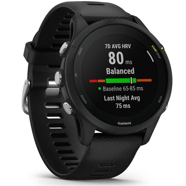 Garmin Forerunner 255 Music GPS Smartwatch, Black w/ Accessories Bundle