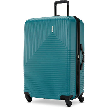 American Tourister Groove Expandable Spinner Suitcase Set 20", 24", 28" - Teal