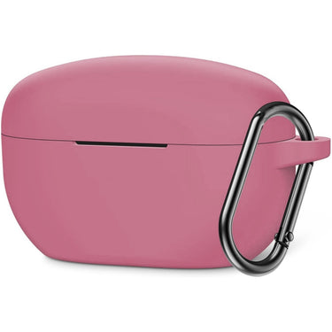 Deco Essentials Silicone Case for 2023 Sony WF1000XM5 with Carabiner - Pink