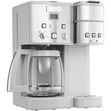 Cuisinart Coffee Center 12-Cup Coffeemaker and Single-Serve Brewer, Light Grey