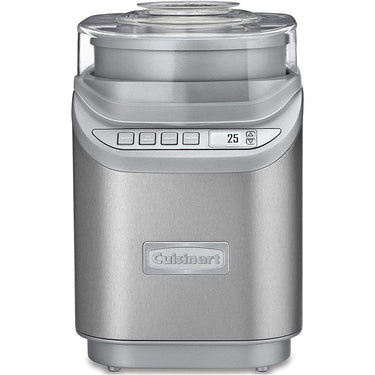 Cuisinart ICE-70 2QT Ice Cream Maker w/ LCD Screen Stainless Steel (Factory Refurbished)