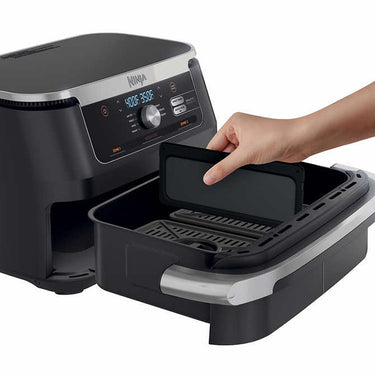 Ninja Foodi 7-in-1 DualZone FlexBasket Air Fryer w/ 11-qt MegaZone Factory Refurbished