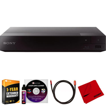 Sony BDP-S1700 Streaming Blu-ray Disc Player w/ Accessories + Warranty Bundle