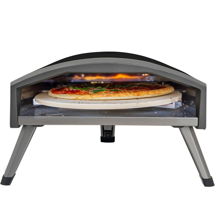 Deco Chef Outdoor Gas Pizza Oven, Portable Design Baking Stone Black Refurbished
