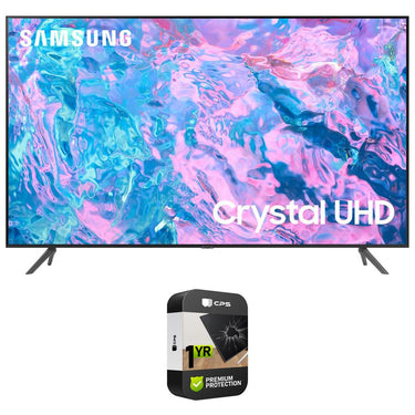 Samsung UN85CU7000 85" Crystal UHD 4K Smart TV 2023 w/ 1 Year Extended Warranty