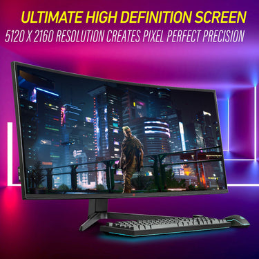 Deco Gear  40" Curved Ultrawide Nano IPS Monitor, 5120x2160 5K2K, 21:9, HDR10, 2-Pack