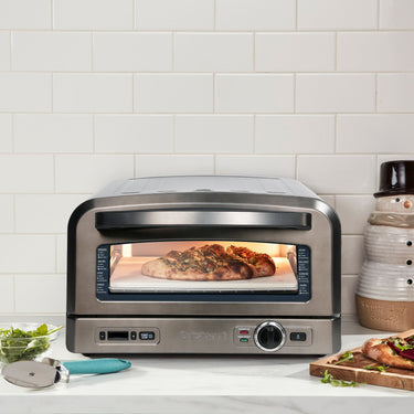 Cuisinart Indoor Portable Countertop Pizza Oven - Black Stainless Steel - CPZ-120BKS