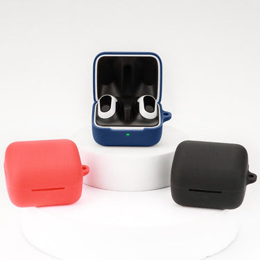 Deco Essentials Silicone Case for Sony WFG700N: Shockproof, Durable Protection, Red