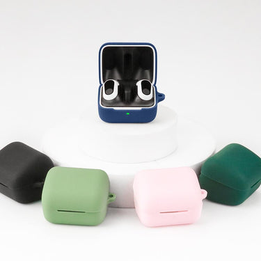 Deco Essentials Silicone Case for Sony WFG700N: Shockproof, Durable Protection, Red