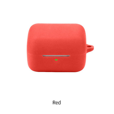 Deco Essentials Silicone Case for Sony WFG700N: Shockproof, Durable Protection, Red