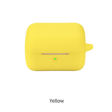 Deco Essentials Silicone Case for Sony WFG700N: Shockproof, Durable Protection, Yellow