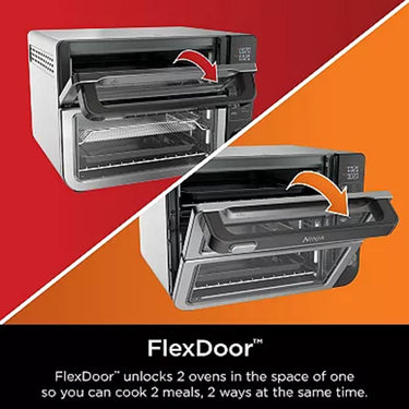 Ninja DCT451- Ninja 12-in-1 Double Oven with FlexDoor- Refurbished