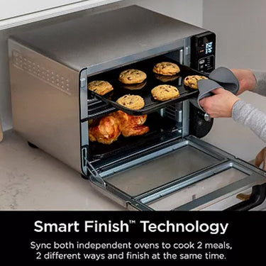 Ninja DCT451- Ninja 12-in-1 Double Oven with FlexDoor- Refurbished