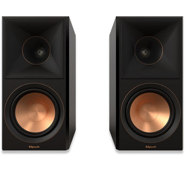 Klipsch RP-600M II Bookshelf Speakers - Ebony (Pair) w/ Warranty Bundle