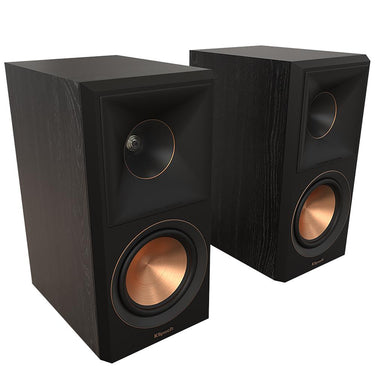Klipsch RP-500M II Bookshelf Speaker, Ebony (Pair) w/ Warranty Bundle
