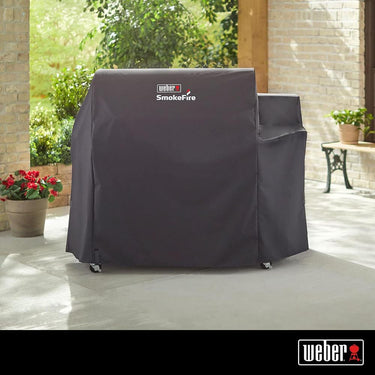 Weber 7191 36 Inch SmokeFire Grill Cover, Black Open Box