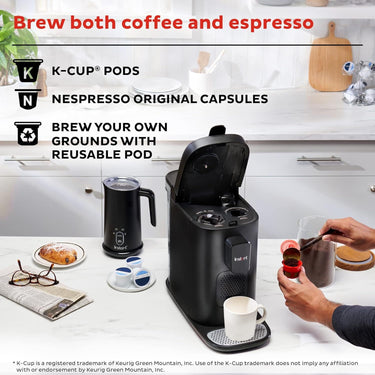 Instant Pot  3-in-1 Espresso, K-Cup Pod and Ground Coffee Maker (Refurbished)