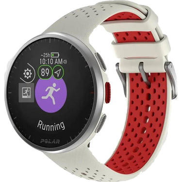 Polar Pacer Pro Advanced GPS Running Watch, White/Red - Open Box