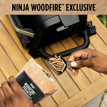 Ninja Woodfire Outdoor Grill and Smoker, Black - Factory Refurbished (OG705CO)