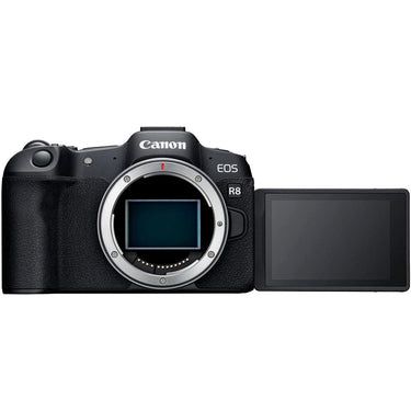 Canon EOS R8 Mirrorless Camera Body + 1TB Portable SSD + 2x 64GB Card + Reader