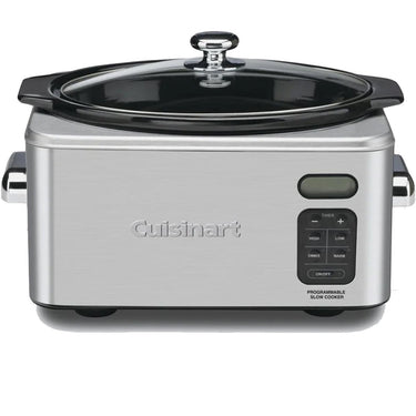 Cuisinart PSC-625 Stainless Steel 6-1/2-Quart Programmable Slow Cooker Factory Refurbished