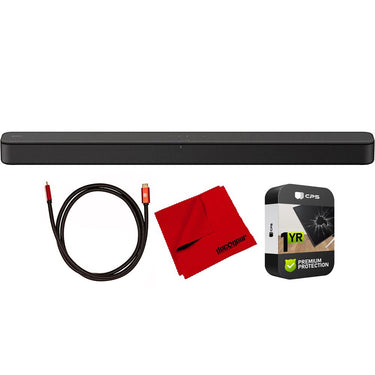 Sony 2.0ch Soundbar with Integrated Tweeter + 1 Year Warranty, Cable and Cloth