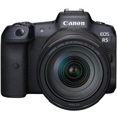Canon EOS R5 Camera w/ 24-105mm Lens + 128GB CFexpress Card + 128GB Card + Card Reader