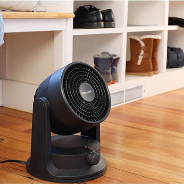 Honeywell TurboForce Heater Fan with Pivoting Head, Black