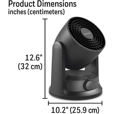 Honeywell TurboForce Heater Fan with Pivoting Head, Black