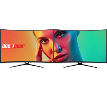Deco Gear 39" Curved Gaming Monitor, 2560x1440, 1ms MPRT, 165 Hz, 4000:1, HDR 400, 2-Pack