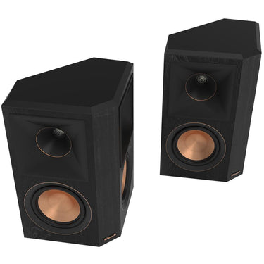 Klipsch RP-502S II Speaker Superior Surround Sound, Ebony, Pair + 2 Year Warranty Bundle
