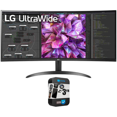 LG 34" 21:9 Curved UltraWide QHD IPS Monitor with 3 Year Warranty