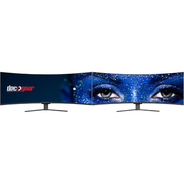 Deco Gear 49" Curved Ultrawide LED 3840x1080 32:9 144Hz FreeSync 4ms Gaming Monitor 2-Pack