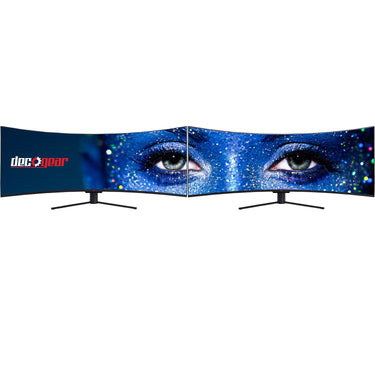 Deco Gear 49" Curved Ultrawide 5K Monitor, 5120x1440, 120Hz, 101% NTSC, 100% sRGB, 2-Pack
